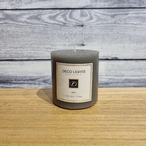 נר עגול 7/7 אפור בריח נווה מדבר טרופי