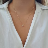 שרשרת יהלום | תליון יהלום 0.43 קראט