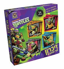 משחק הזיכרון צבי הנינג'ה