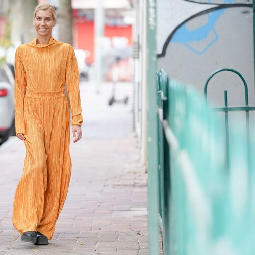 מכנסי MEDO גופרה - חרדל