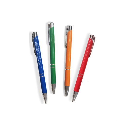 100 עטי מתכת כדוריים כולל חריטת לייזר