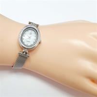 שעון מכסף לאישה משובץ אבני זרקון SH3257 | תכשיטי כסף