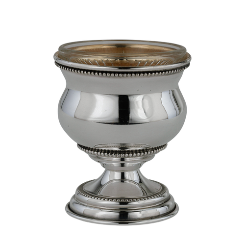 מלחיה כסף טהור חלק דגם כדורים