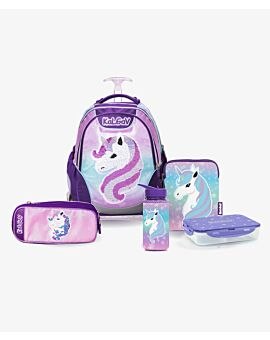 מארז כיתה א-ב חד קרן סגול פאייטים