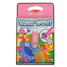 חוברת טוש מים חוברת פיות מליסה ודאג