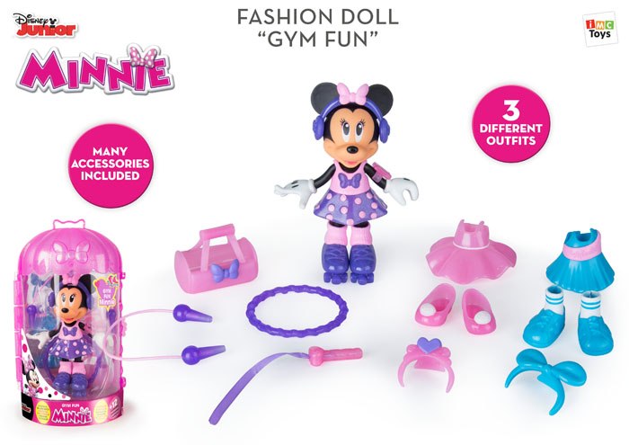 מיני מאוס- בובת אופנה התעמלות זה כיף