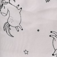 שמיכת קיץ דו צדדית ורוד בהיר חדי קרן