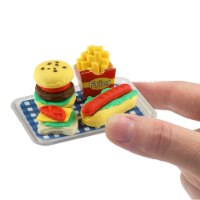 מיני ממתקים מבצק סוכר דגם אוכל רחוב - יוצרים משחקים ואוכלים