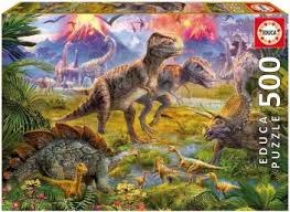 פאזל 500 חלקים- דינוזאורים