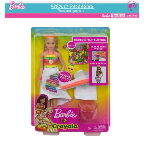 ברבי ריחנית עם ערכת צביעה קריולה