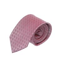 עניבה מעוינים קטנים ורוד