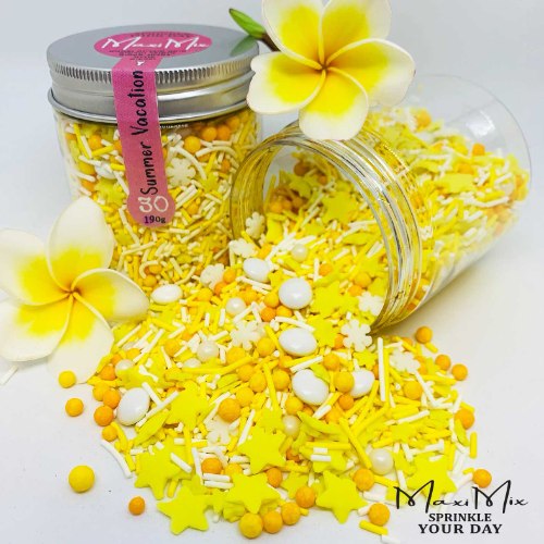 מקסי מיקס 30 - SUMMER VACATION | מיקס קיץ. מיקס סוכריות ושוקולדים לקישוט קינוחים קיציים ורעננים.