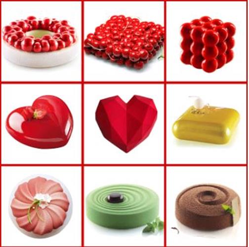 תבניות סיליקון מעוצבות לאפייה