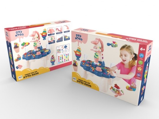 מכונת גלידה בצק ענקית