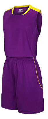 תלבושת כדורסל בעיצוב אישי Purple דגם #6018