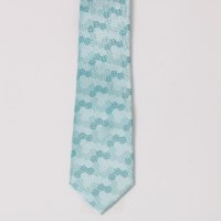 עניבה משושים טורקיז פסטל