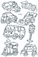 מדבקות חלון - תחבורה (602 A+B)