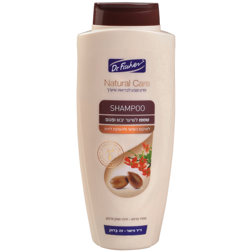 דר פישר נטורל קר שמפו לשיער יבש ופגום תמציות חינה ושמן ארגאן Natural Care