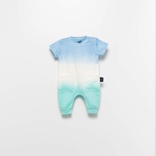 אוברול טאי דאי MOINOI תכלת 6-18M