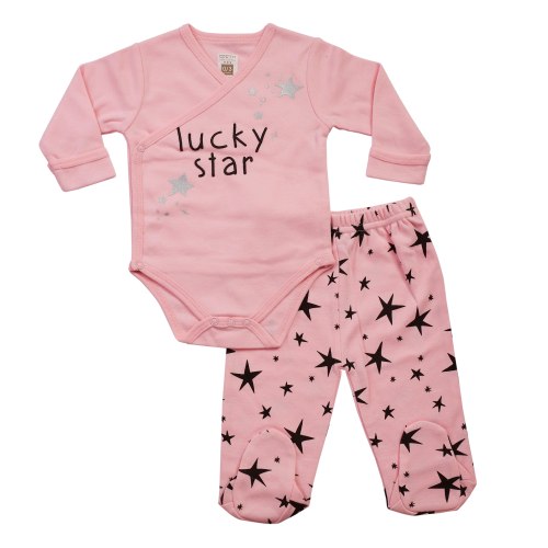 חליפת חזייה כוכב מזל ורוד בייבי