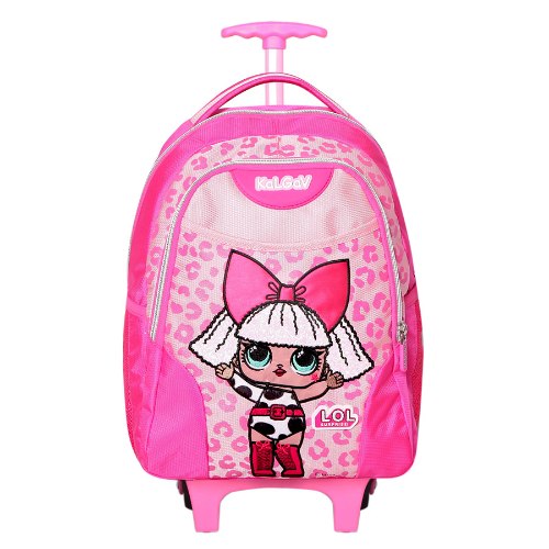 תיק גן טרול LOL ורוד ורוד בהיר