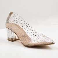 נעלי עקב שקופות שרלוט