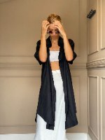 מכופתרת סול - שחור