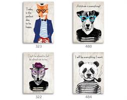 סט של 4 תמונות השראה מעוצבות היפסטרים 053