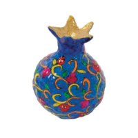 רימון קישוט מעיסת נייר עיטור רימונים