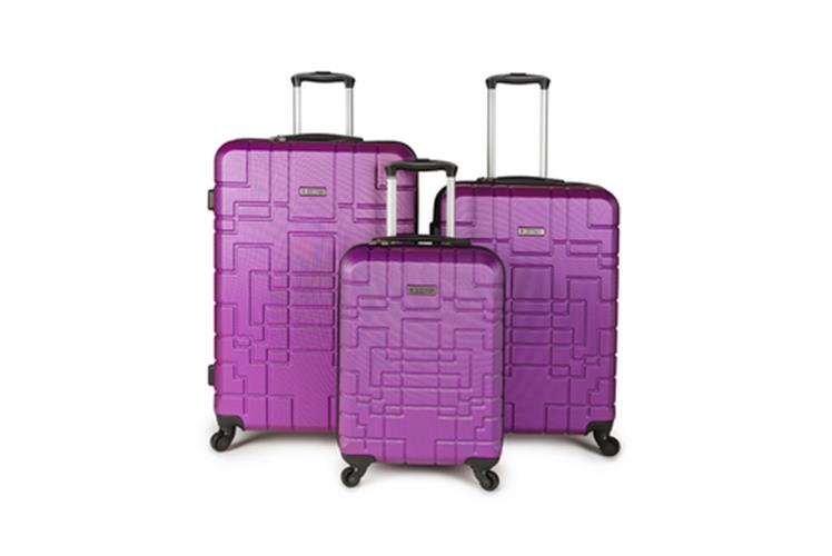 סט 3 מזוודות קשיחות. מזוודות של המותג האמריקאי AMERICAN EXPLORER