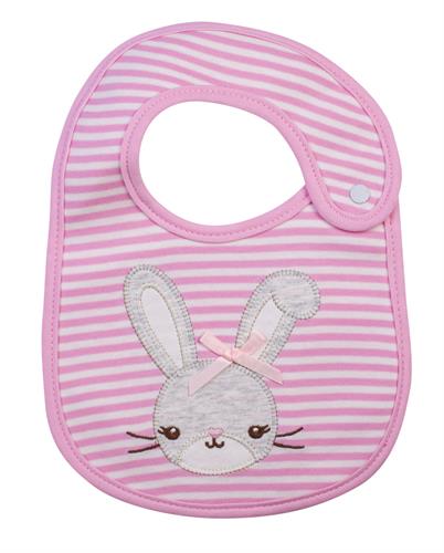 סינר מעוצב פסים עם ארנבון