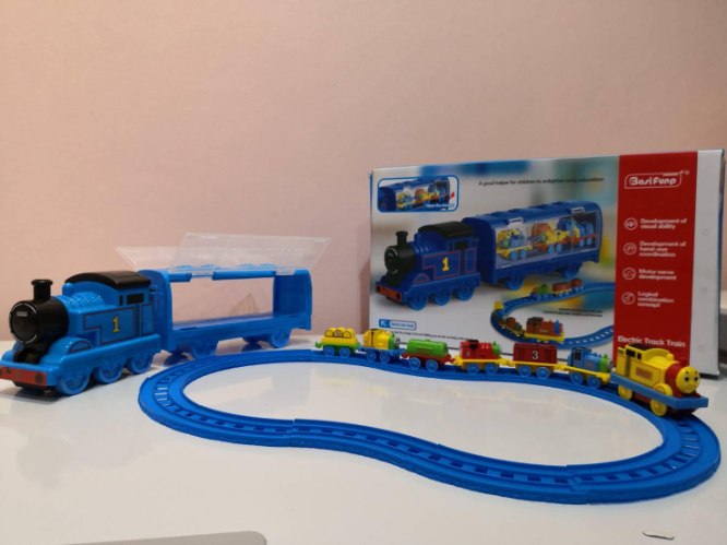 רכבת חשמלית- Storage train + מסילה