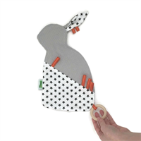 שמיכי תגיות קטן (אפור) - דגם עמית