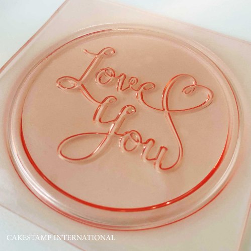 LOVE YOU טופר עגול לקישוט מארזי אהבה ויומולדת | טופר יום הולדת | זוג LOVE חדש מאתי דבש