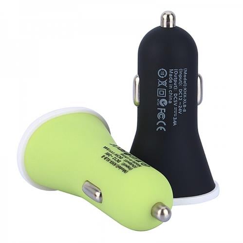 מטען אוניברסאלי usb כפול מתח יציאה 2.1A לרכב