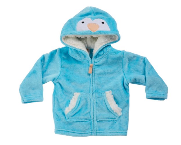 קפוצון פרווה אפרוח - תכלת