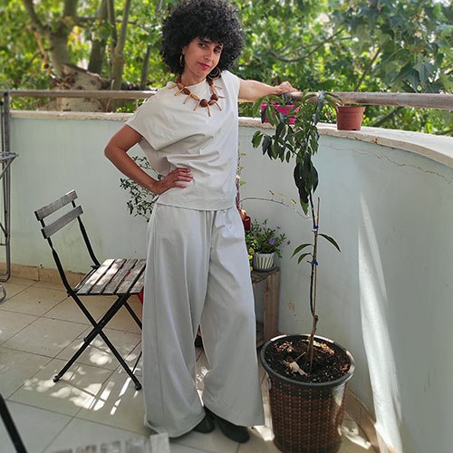 מכנסי מדו - אבן