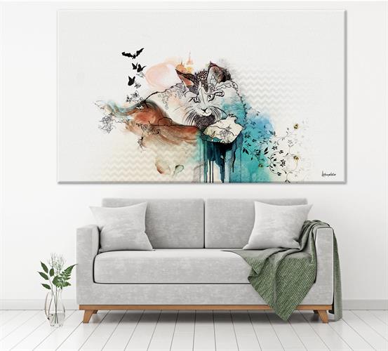 ציור של חתול