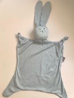 שמיכי ארנבוני- עם הדפס שם התינוק- דגם ורוד בייבי