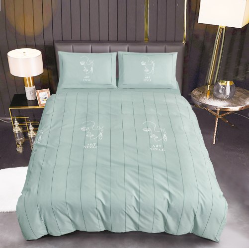 סט מצעים מלא למיטת יחיד 90/200 דגם גלרי - 2213