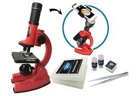 מיקרוסקופ חכם עם חיבור לטלפון