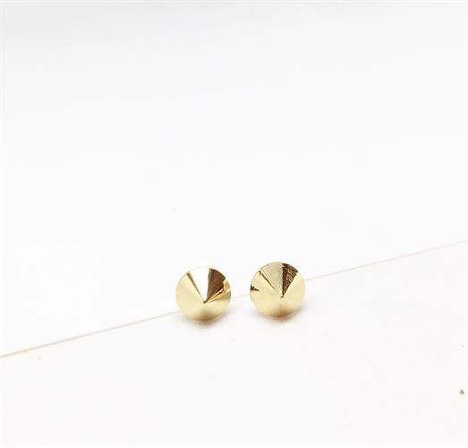 עגילי ניטים זהב