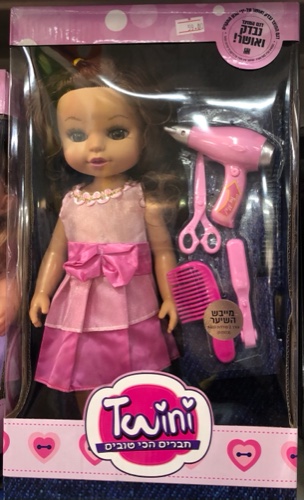 בובה + אביזרים לשיער