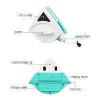 מגבי פלא מגנטיים לחלונות-  W.Wmagnetic