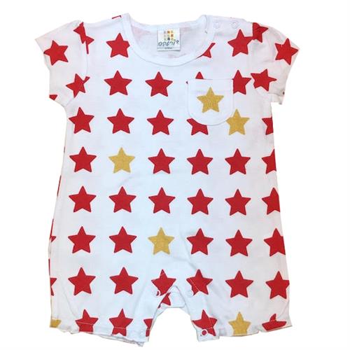 אוברול קצר הדפס כוכבים