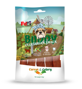 חטיף באדי סנקס צמוני גזר וסלרי 80 גרם