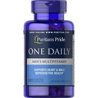 -- מולטי ויטמין יומיומי לגברים -- 100 קפליות