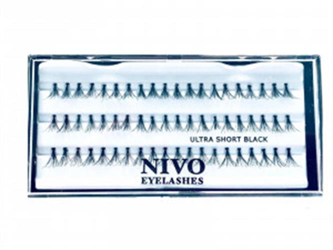 NIVO - ריסים בודדים שורט כפולים - SHORT ULTRA ריסים בודדים NIVO עם קופסא