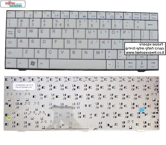 מקלדת למחשב נייד פודיטסו Fujitsu-Siemens Amilo Mini Ui350 / M1010 / Ui 3520 Mini Laptop Keybaord V072405AS1