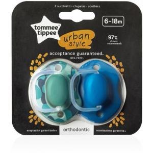 זוג מוצצים עיצוב אורבני  כחול טומי טיפי Closer to Nature Urban style 6-18